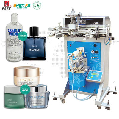Machine d'impression à écran en forme de cône pour emballage cosmétique