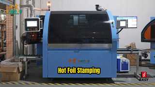 Machine d'estampage à chaud à grande vitesse pour tubes