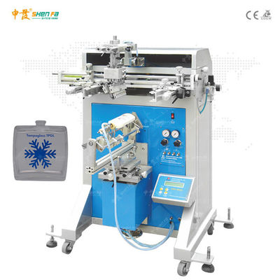 Machine d'impression d'écran semi-automatique pour bouteilles en verre