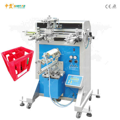 Machine d'impression à écran semi-automatique pour caisse en plastique